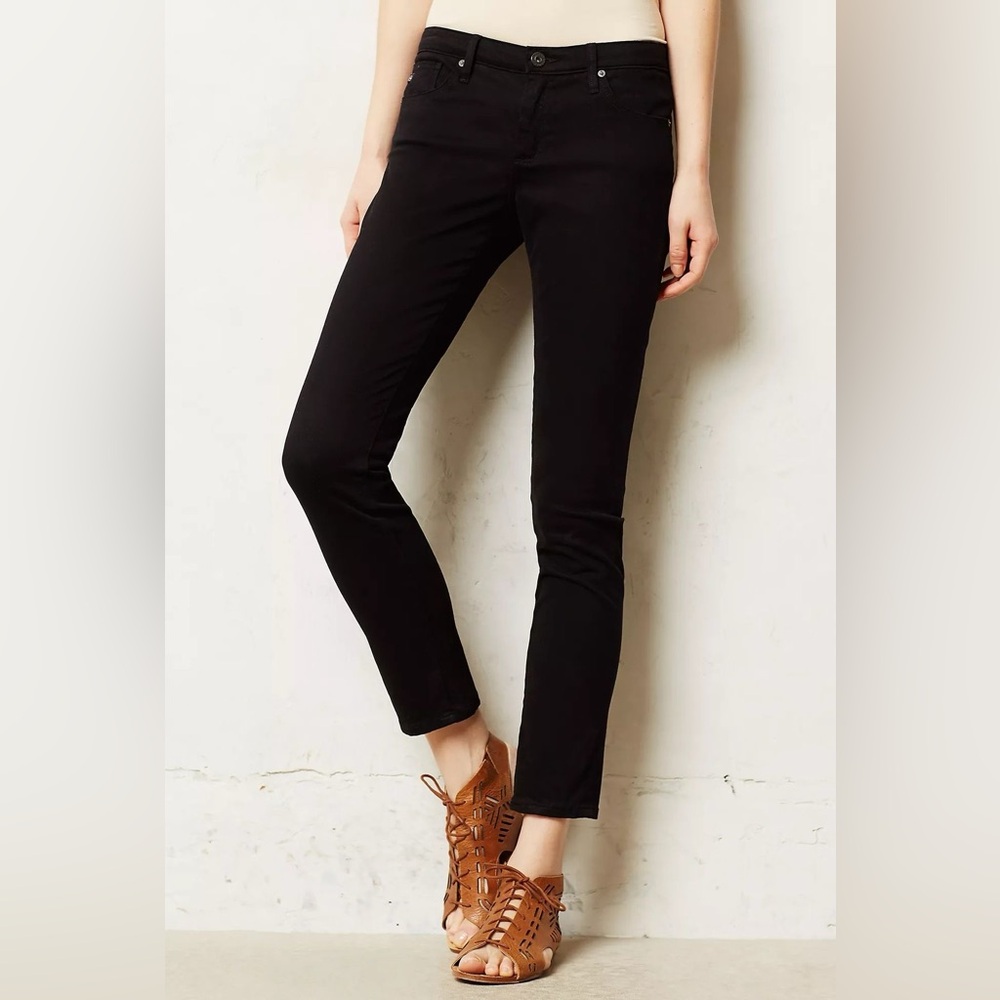 AG Adriano Goldschmied The Stevie Ankle Sateen Jeans, 28
